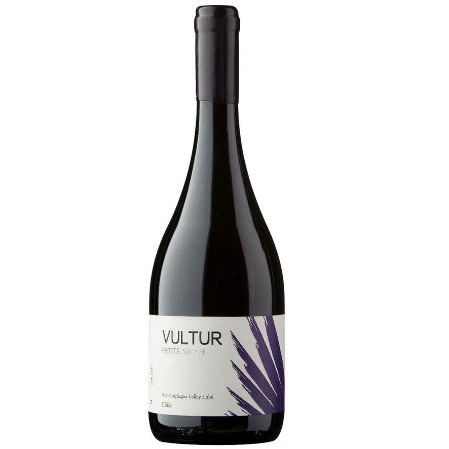 Botella de Vultur Petite Sirah 2019 – Vino tinto, Petite Sirah de Vultur Wines