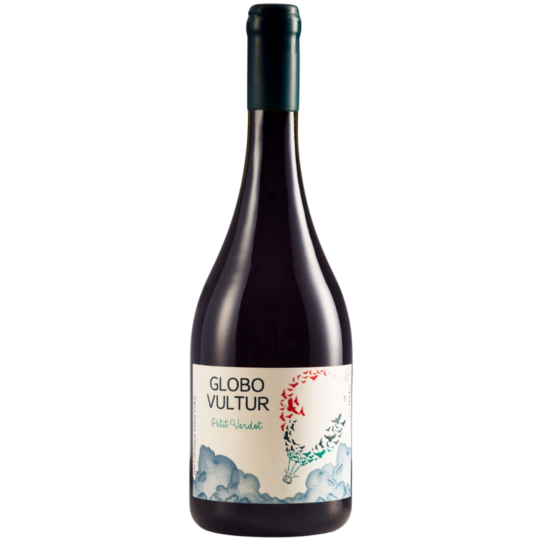 Botella de Vultur Globo Petit Verdot 2021 – Vino tinto, Petit Verdot de Vultur Wines