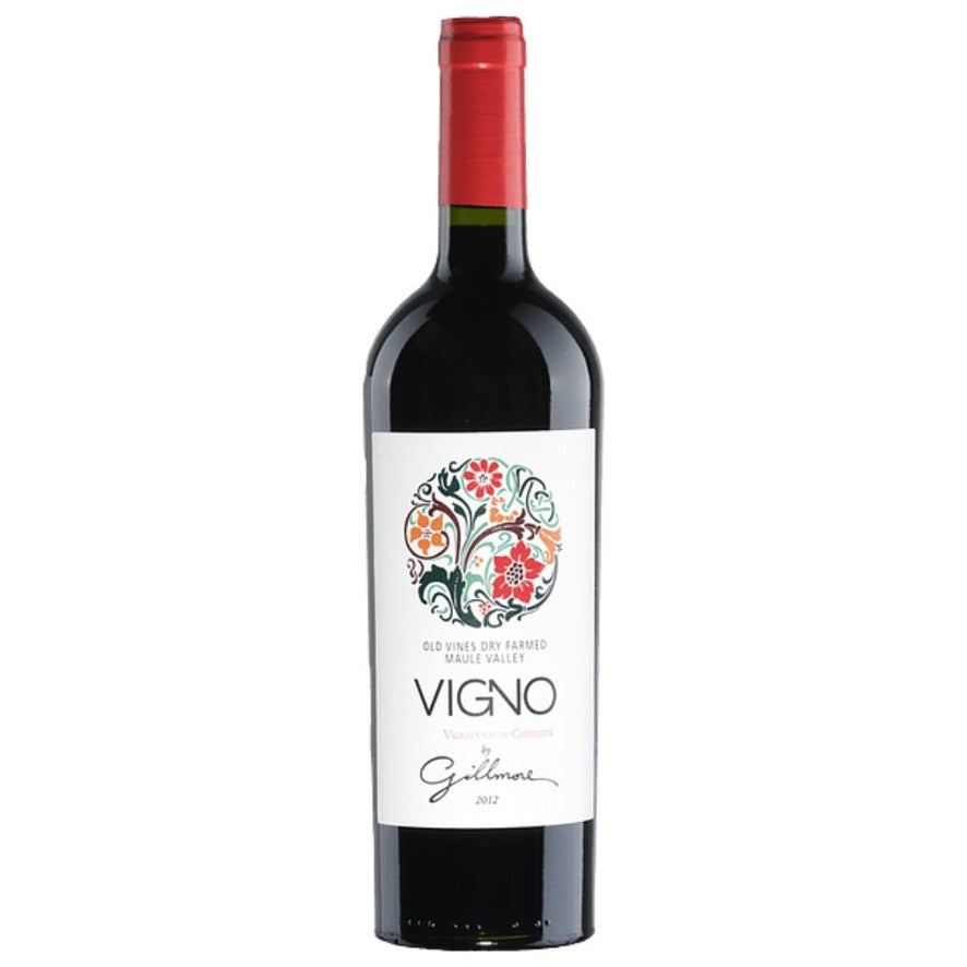 Botella de Gillmore VIGNO Carignan Old Vines 2015 – Vino tinto, Carignan de Gillmore Wines