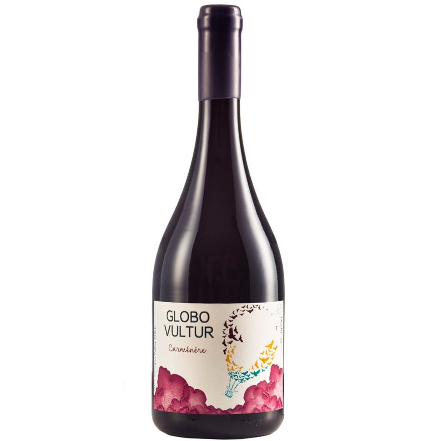 Botella de Vultur Globo Carménère 2022 – Vino tinto, Carménère de Vultur Wines