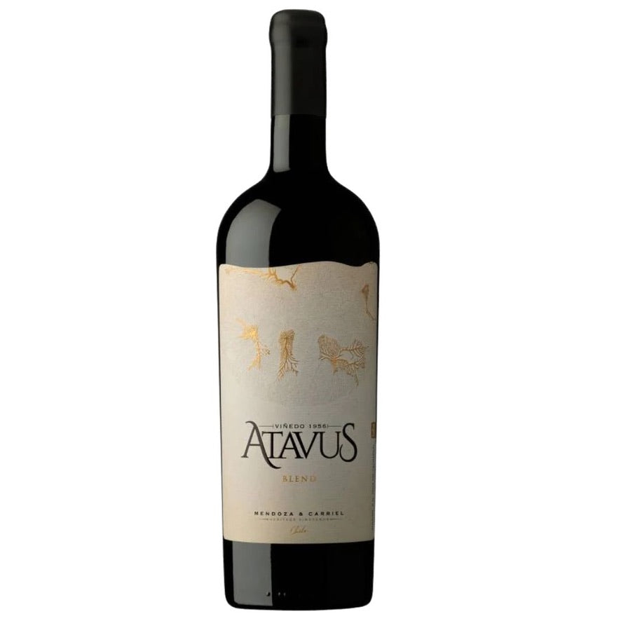 Botella de Mendoza & Carriel Atavus Blend 2022 – Vino tinto, Ensamblaje de Mendoza & Carriel