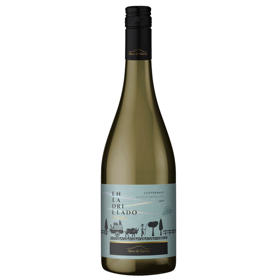 Botella de Peralillo Wines Enladrillado Chardonnay Reserva 2019 – Vino blanco, Chardonnay de Peralillo Wines