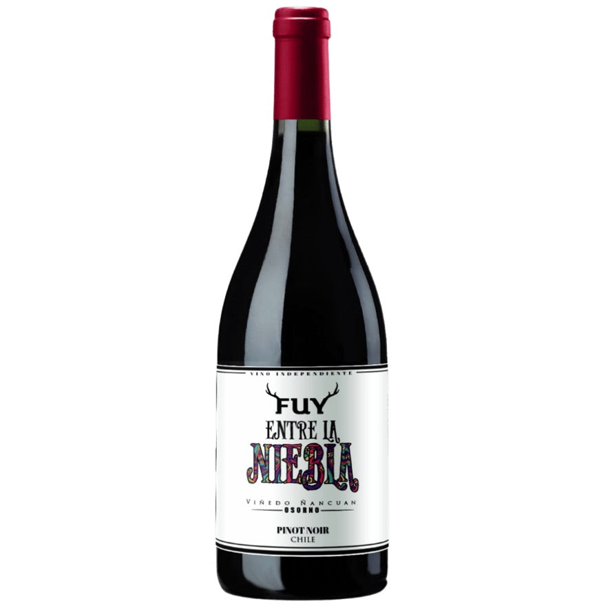 Botella de FUY Entre la Niebla Pinot Noir 2022 – Vino tinto, Pinot Noir de FUY Wines SpA