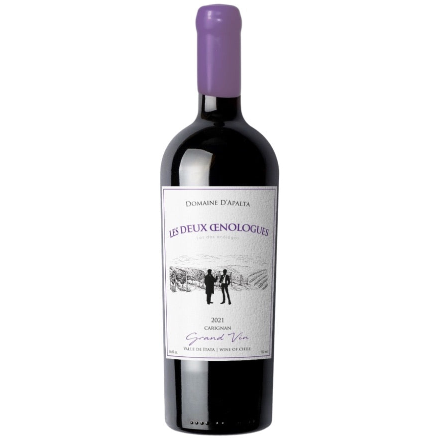 Botella de Les Deux Œnologues Grand Vin Carignan 2021 – Vino tinto, Carignan de Los Dos Enólogos