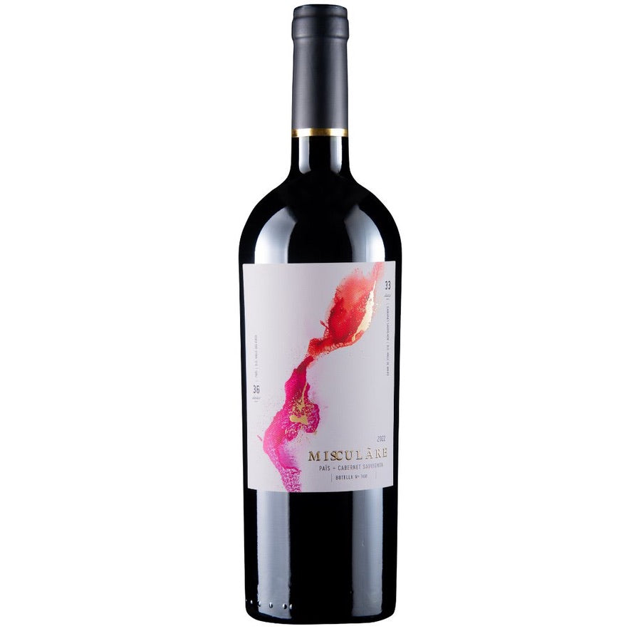 Botella de Faraday Wines Misculãre País + Cabernet Sauvignon 2022 – Vino tinto, Blend de Faraday Wines