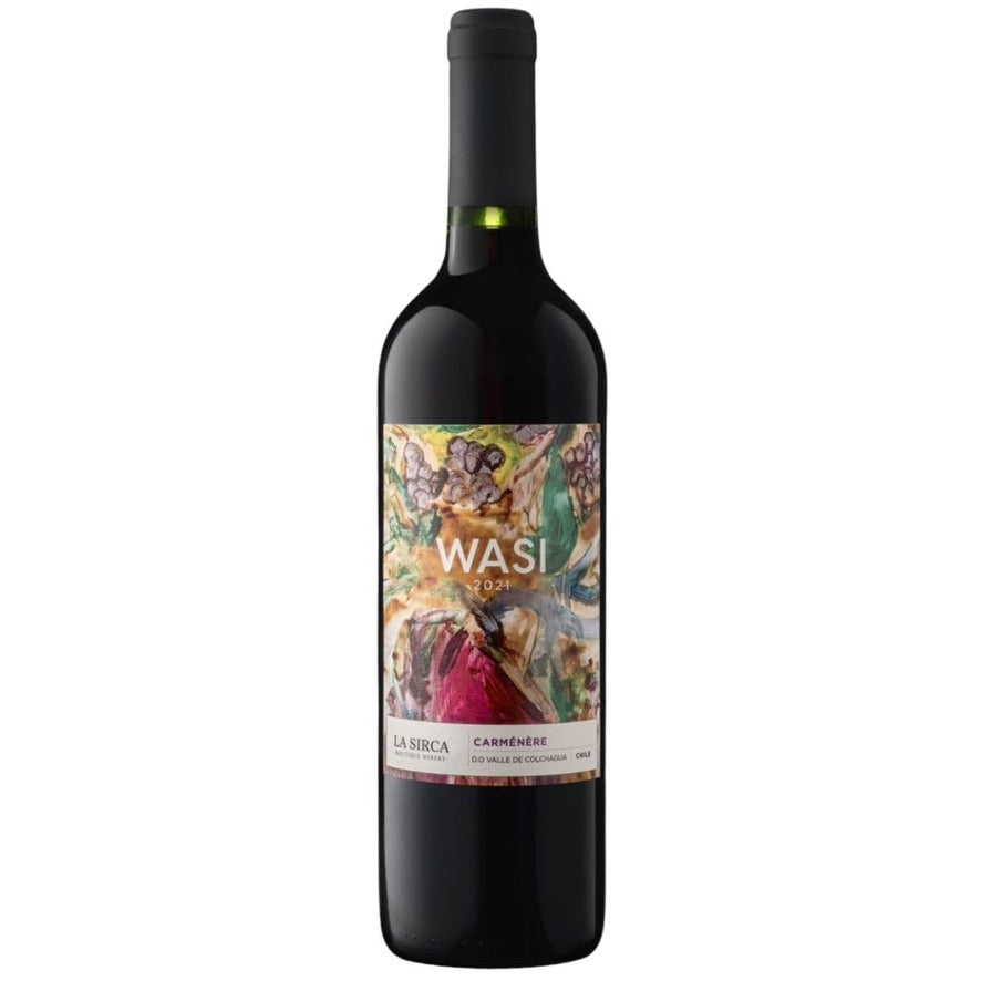 Botella de La Sirca Wasi Carménère 2022 – Vino tinto, Carménère de La Sirca