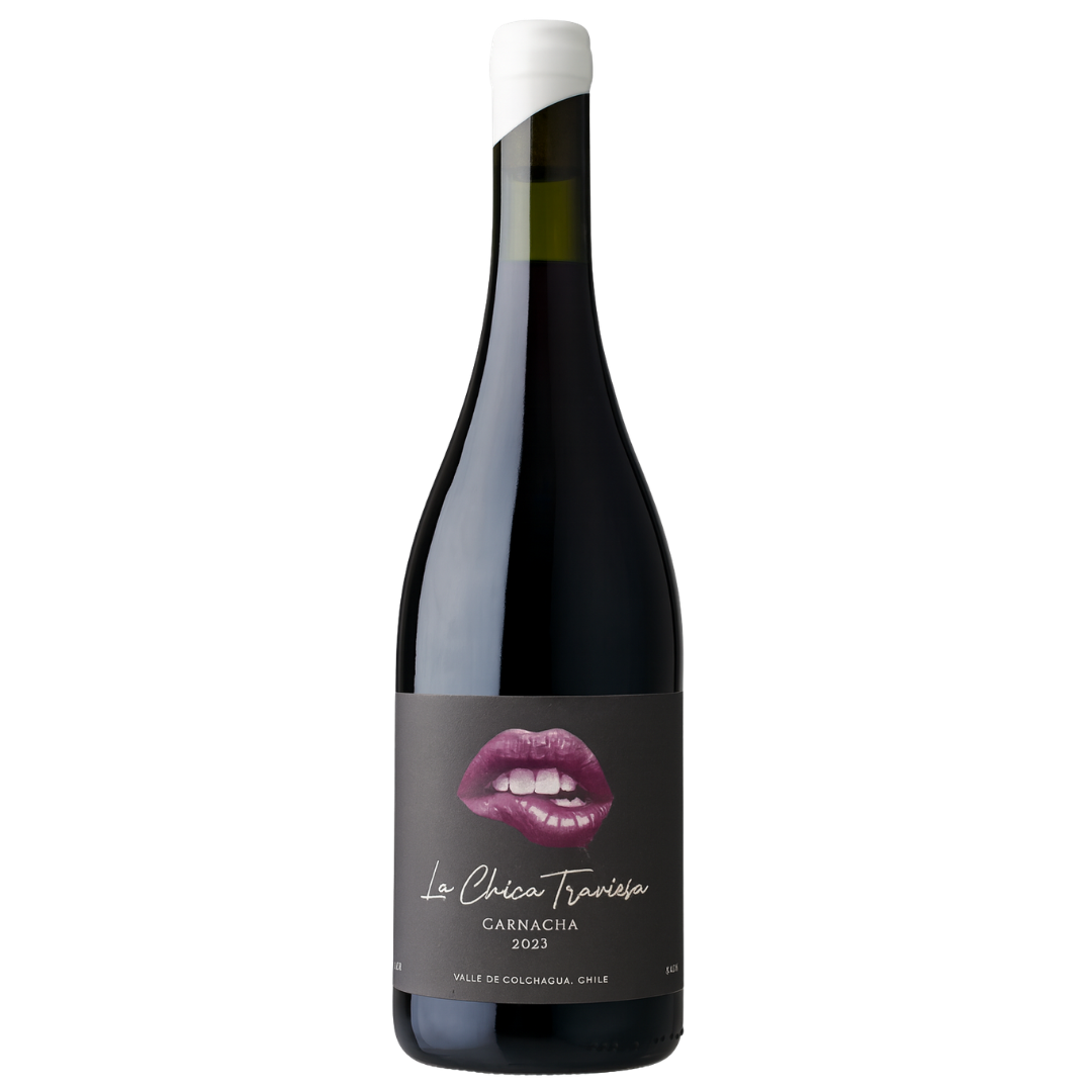 Botella de La Chica Traviesa Garnacha 2023 – Vino tinto, Garnacha de La Chica Traviesa