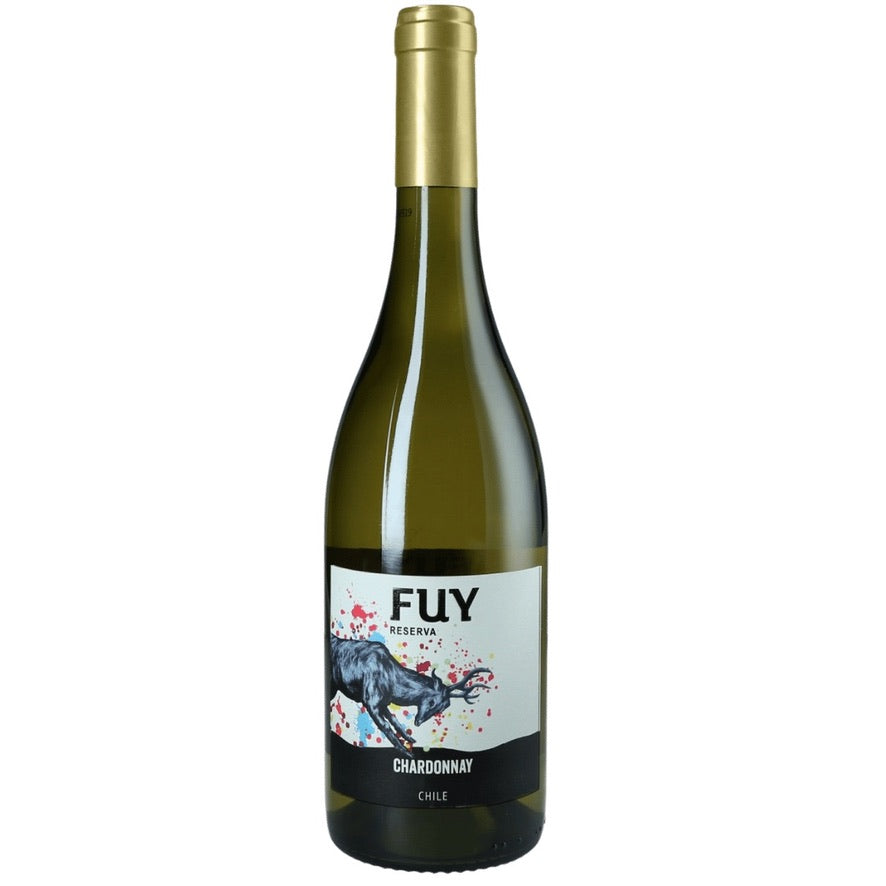 Botella de FUY Reserva Chardonnay 2023 – Vino blanco, Reserva de FUY Wines SpA