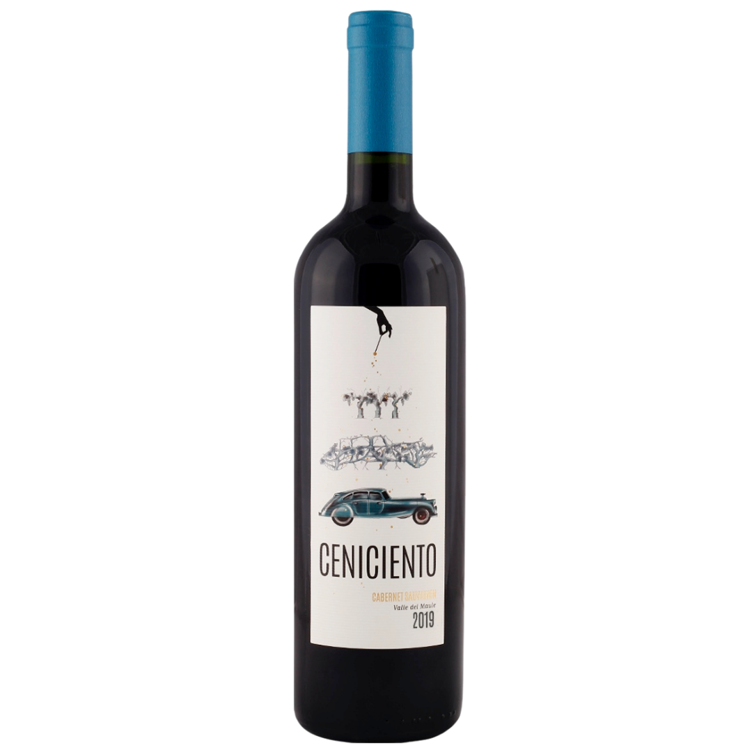 Botella de Moretta Wines Ceniciento Cabernet Sauvignon 2024 – Vino tinto, Cabernet Sauvignon de Moretta Wines / Ortúzar y Poblete Producción de Vinos Ltda.