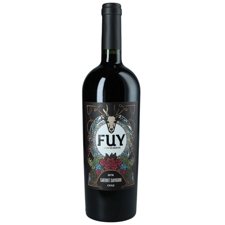 Botella de FUY Gran Reserva Cabernet Sauvignon 2019 – Vino tinto, Gran Reserva de FUY Wines SpA