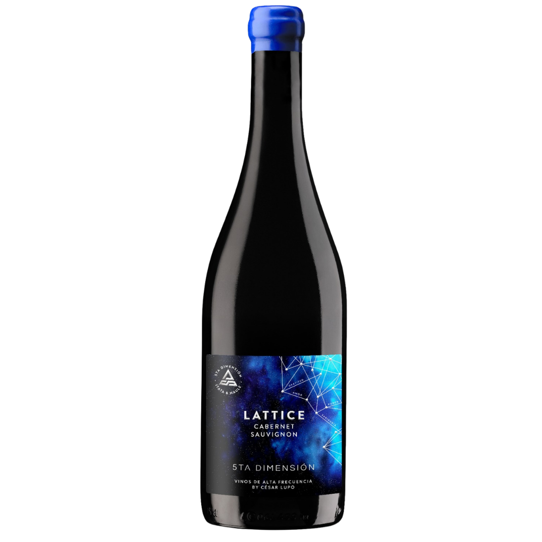 Botella de 5ta Dimensión Lattice Cabernet Sauvignon 2024 – Vino tinto, Cabernet Sauvignon de 5ta Dimensión / César Lupo