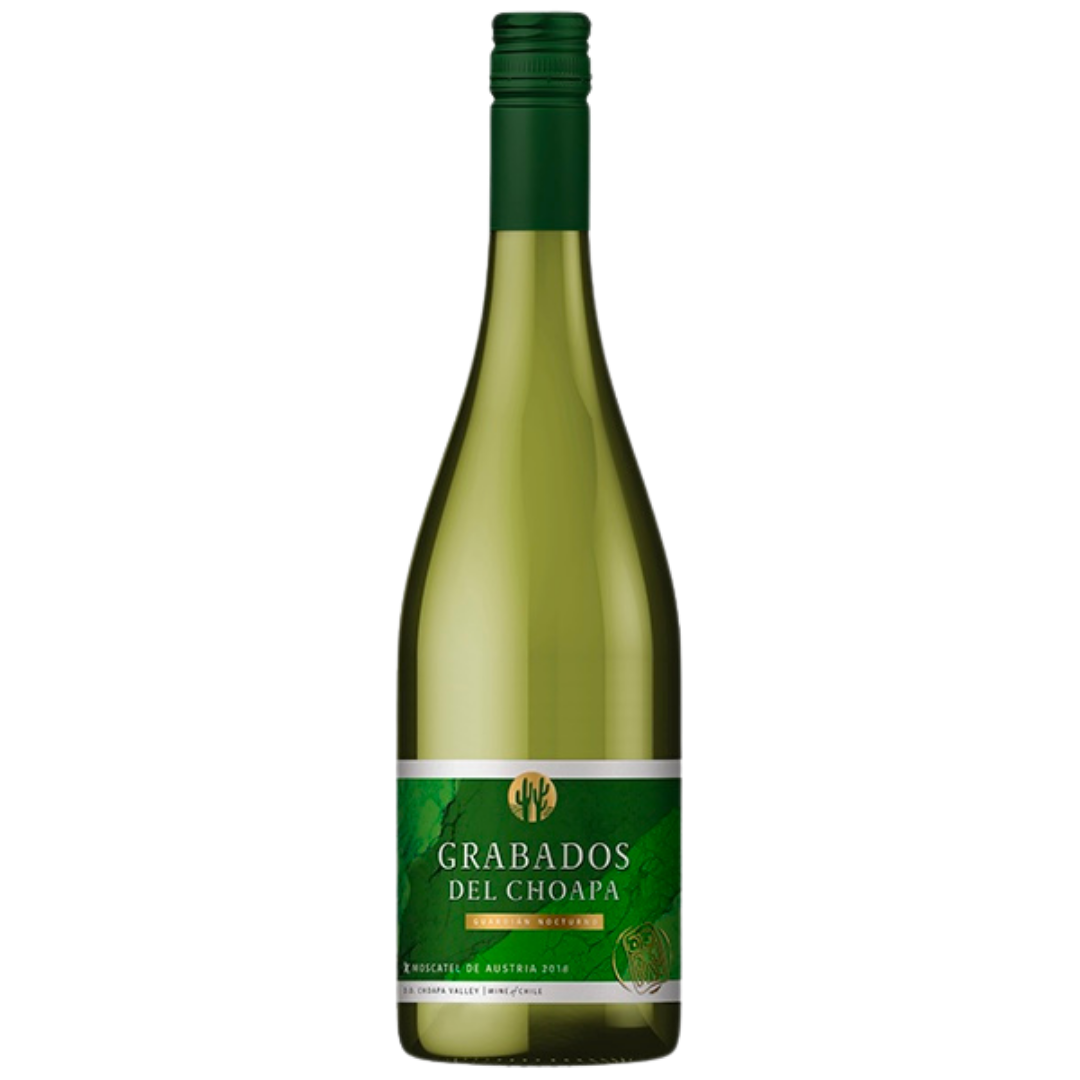 Botella de Viña Choapa Grabados del Choapa Chamán del Cerro Pedro Jiménez 2018 – Vino blanco, Pedro Jiménez de Viña Choapa