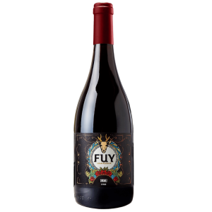 Botella de Fuy Cinsault Gran Reserva del Valle de Itata, vino tinto chileno fresco, vibrante y elegante.