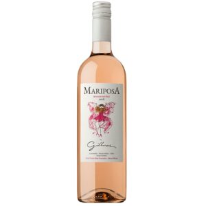 Botella de Gillmore Mariposa Rosé, vino rosado de uva País del Valle del Maule